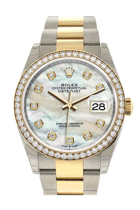 rolex mother of pearl diamonds|rolex women's datejust diamond bezel.